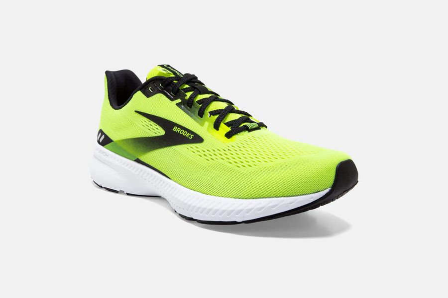 Brooks Launch 8 Road Loopschoenen Heren - Groen/Zwart - 357684BOE